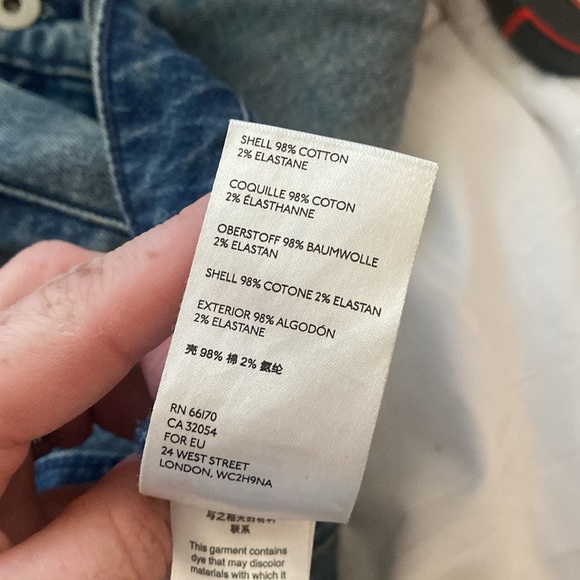 Pilcro and the Letter Press  Anthropologie straight leg crop carpenter style 28 - Picture 4 of 8